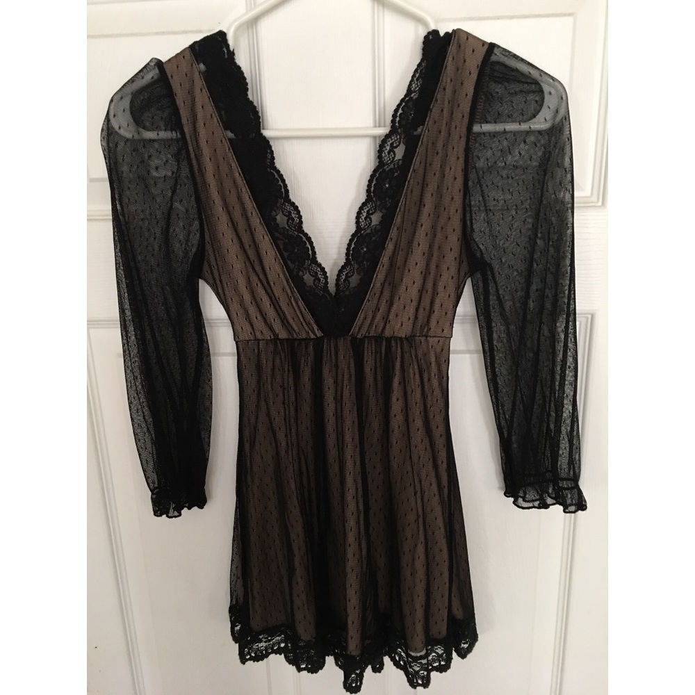 Black Lace Top
